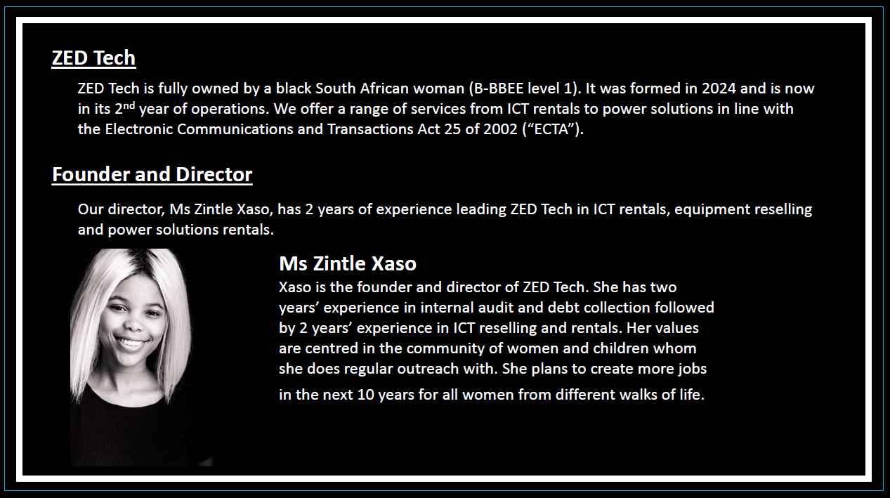 ZED Tech Founder and Mission